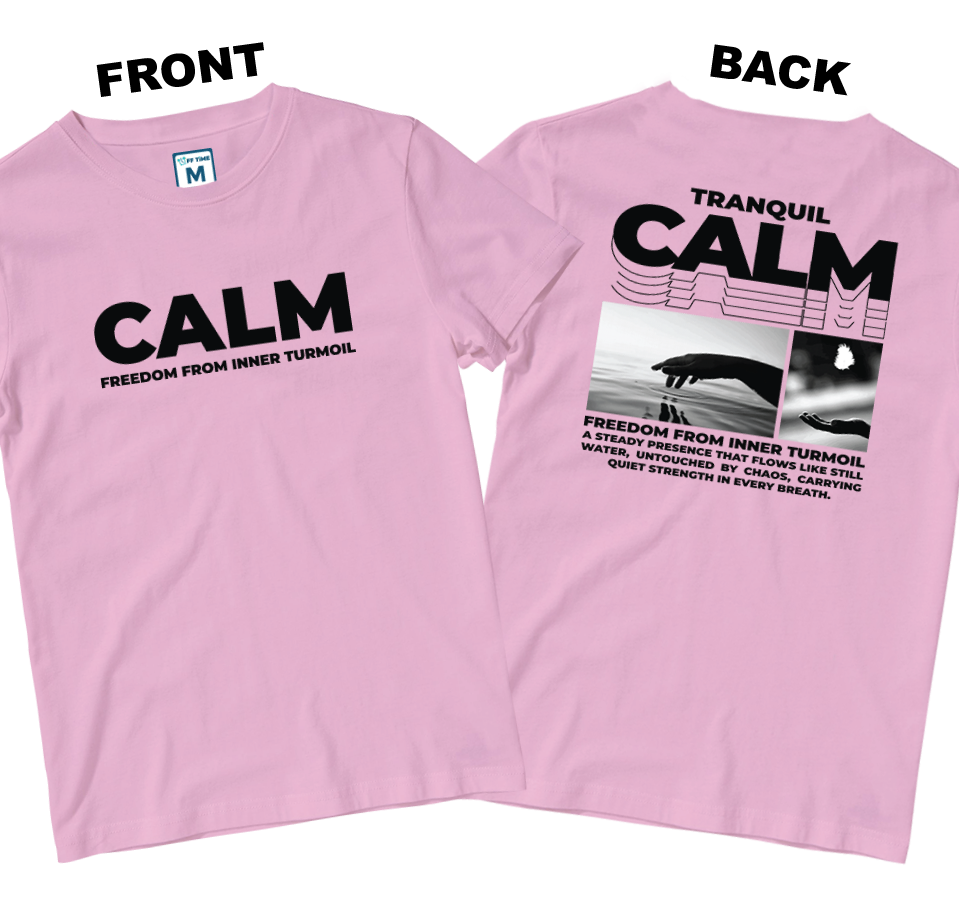 Cotton Shirt: Calm (Front and Back)