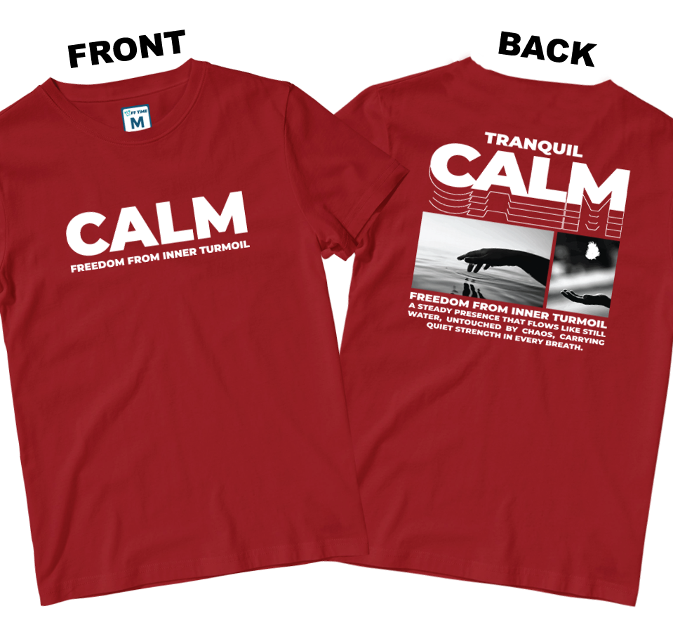 Cotton Shirt: Calm (Front and Back)
