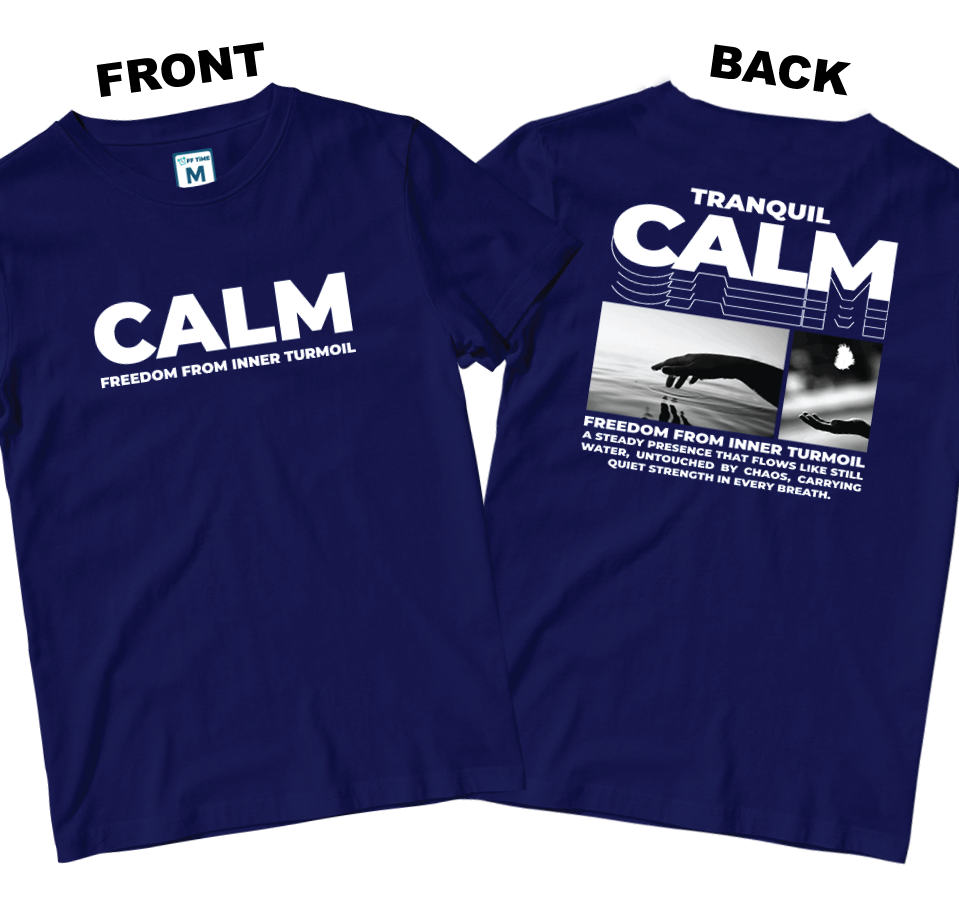 Cotton Shirt: Calm (Front and Back)