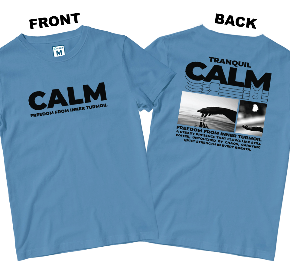 Cotton Shirt: Calm (Front and Back)