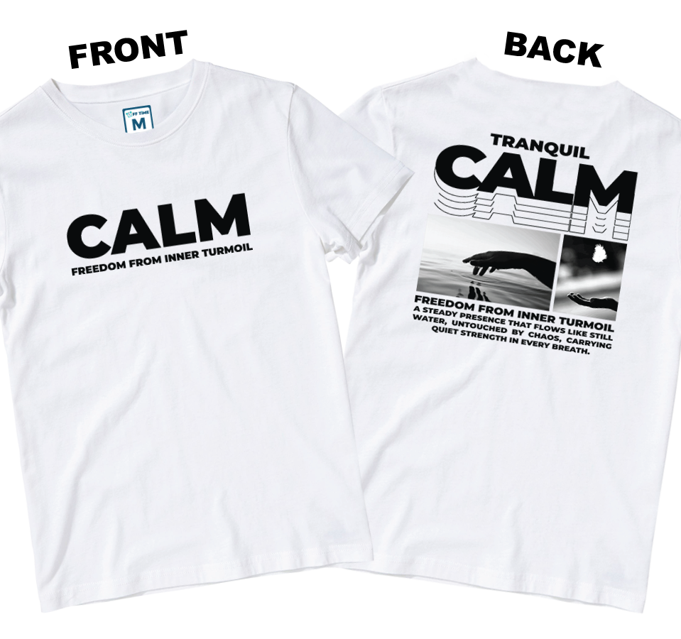 Cotton Shirt: Calm (Front and Back)