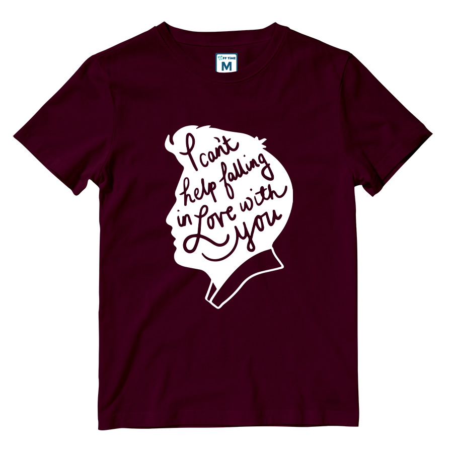 Cotton Shirt: Cant Help Falling In Love