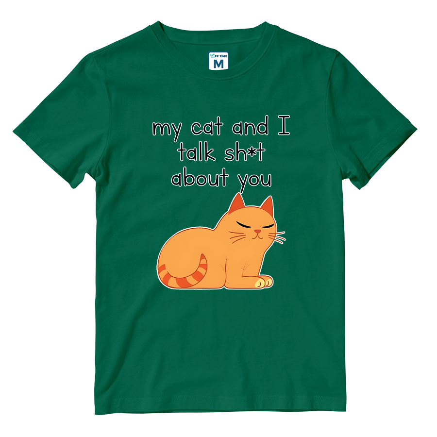 Cotton Shirt: Cat and I
