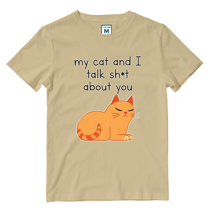 Cotton Shirt: Cat and I