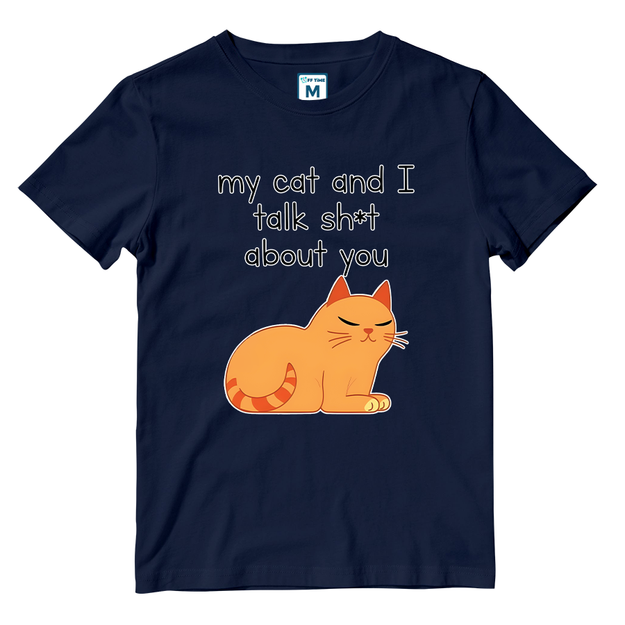 Cotton Shirt: Cat and I