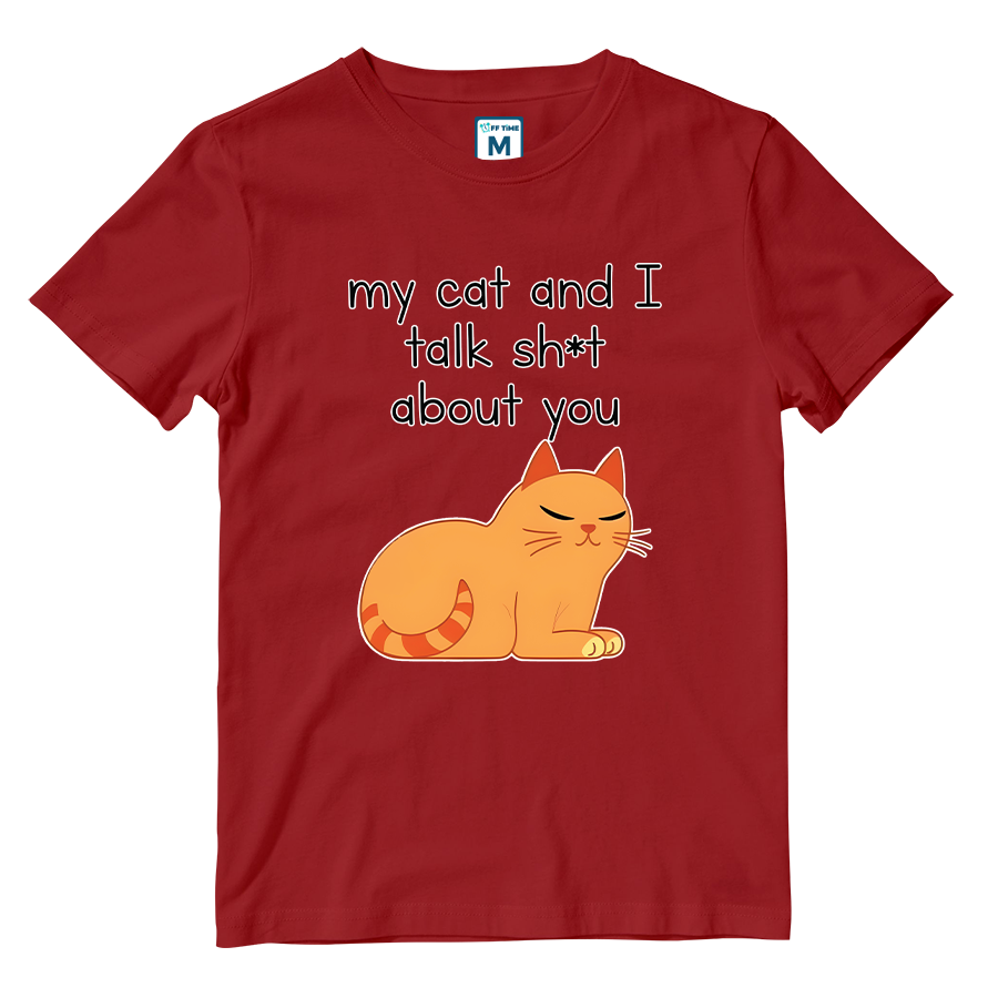 Cotton Shirt: Cat and I