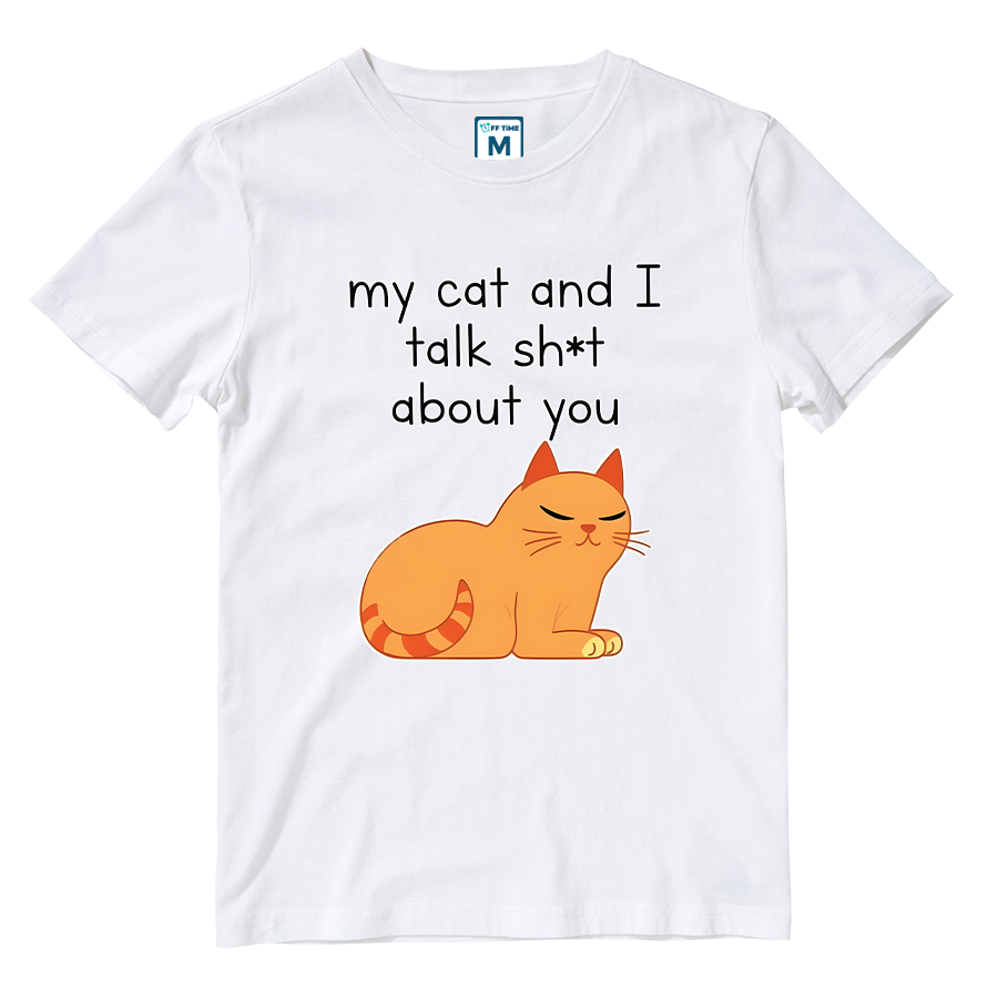 Cotton Shirt: Cat and I