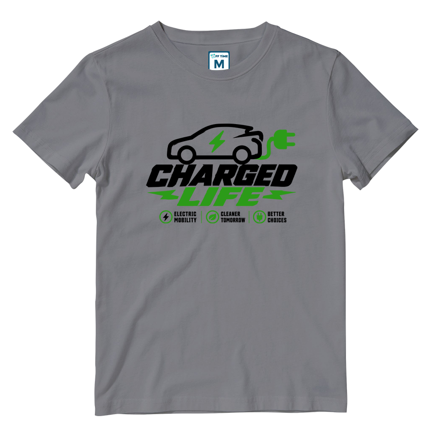 Cotton Shirt: Charged Car