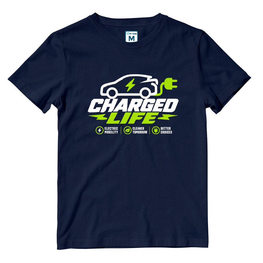 Cotton Shirt: Charged Car