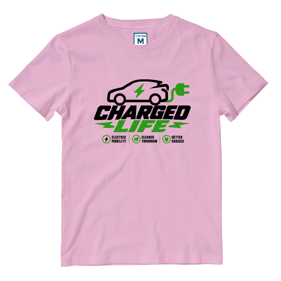 Cotton Shirt: Charged Car