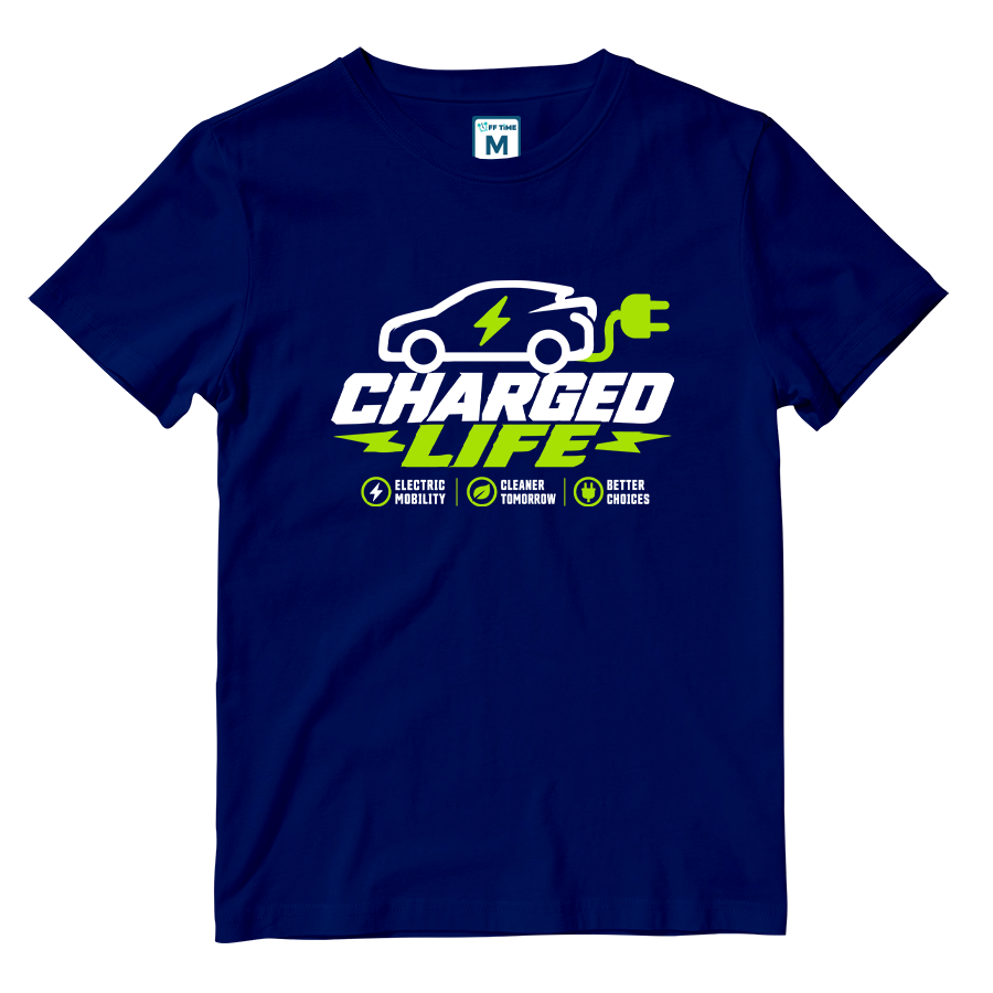 Cotton Shirt: Charged Car