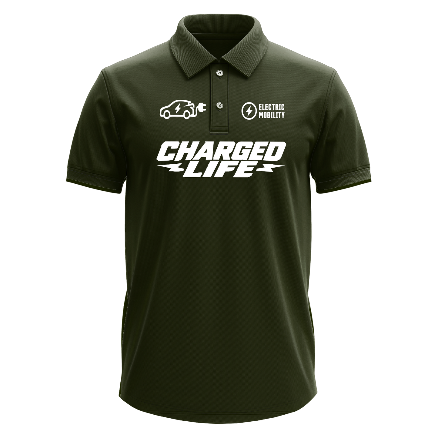Drifit Polo Shirt: Charged Life