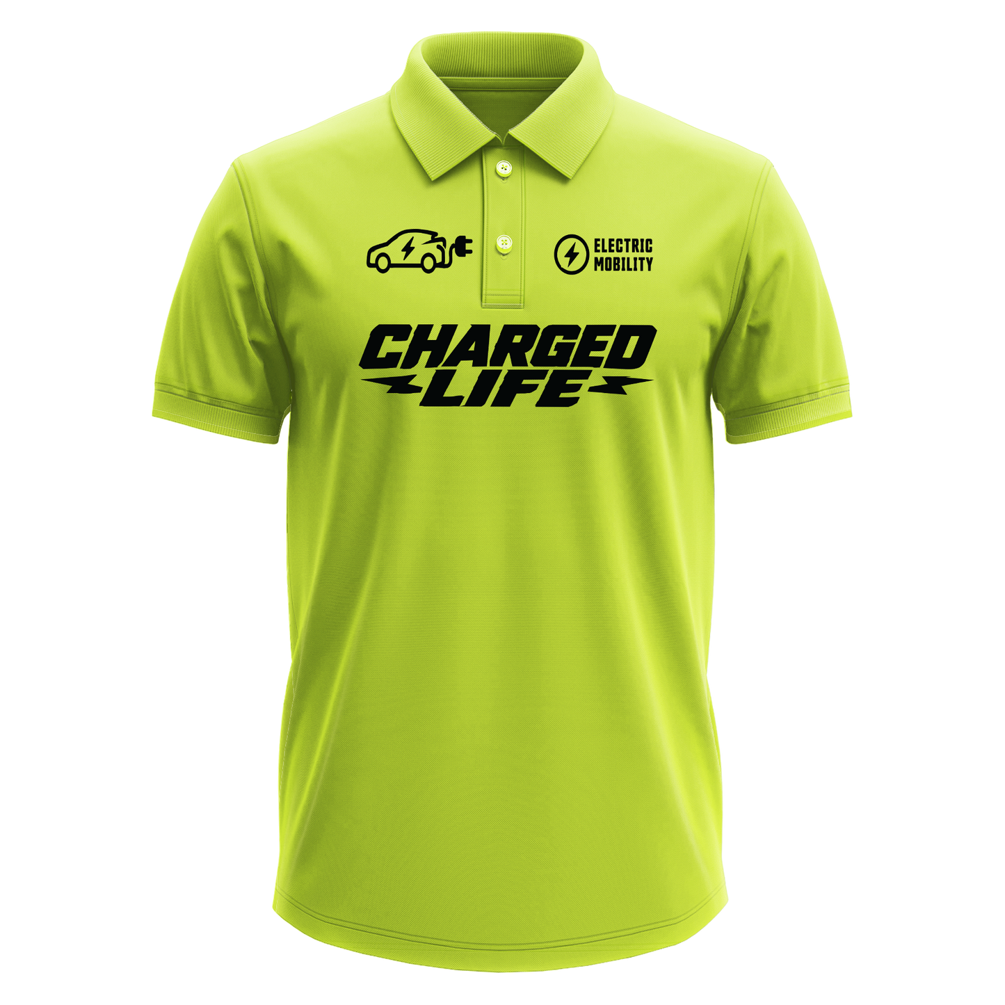 Drifit Polo Shirt: Charged Life