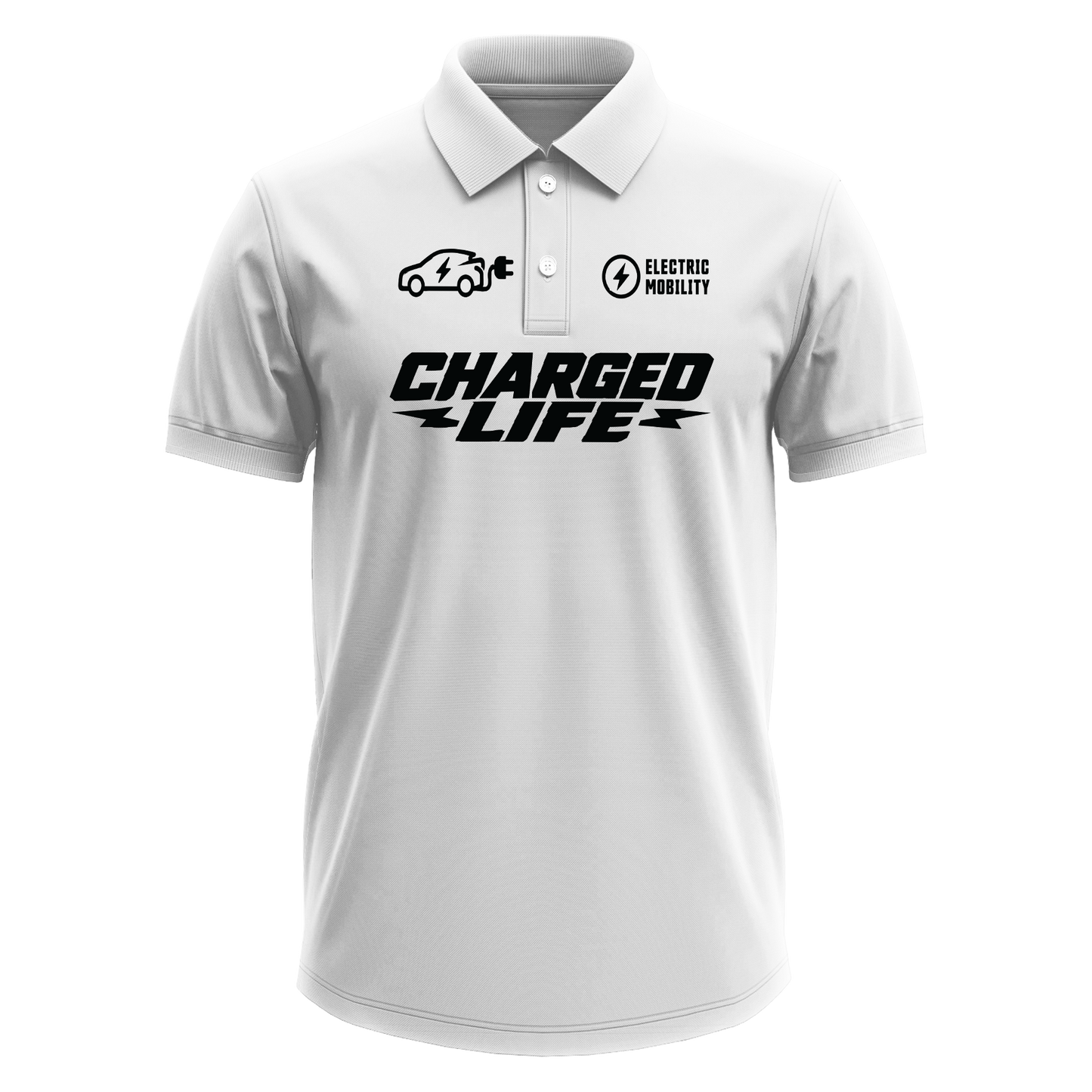 Drifit Polo Shirt: Charged Life