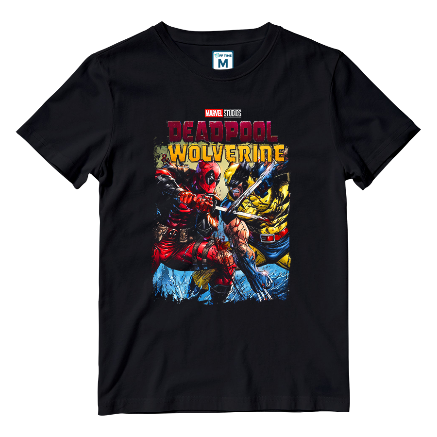 Cotton Shirt: Clash of Deadpool & Wolverine