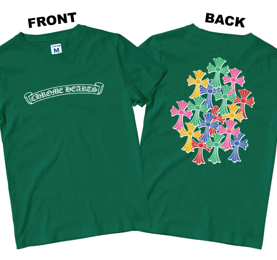 Cotton Shirt: Classic Cross (Front and Back)
