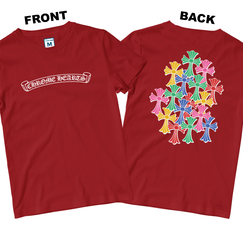 Cotton Shirt: Classic Cross (Front and Back)