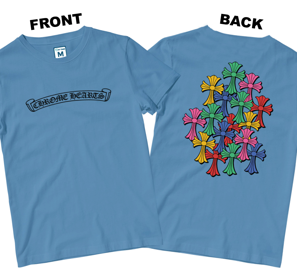 Cotton Shirt: Classic Cross (Front and Back)