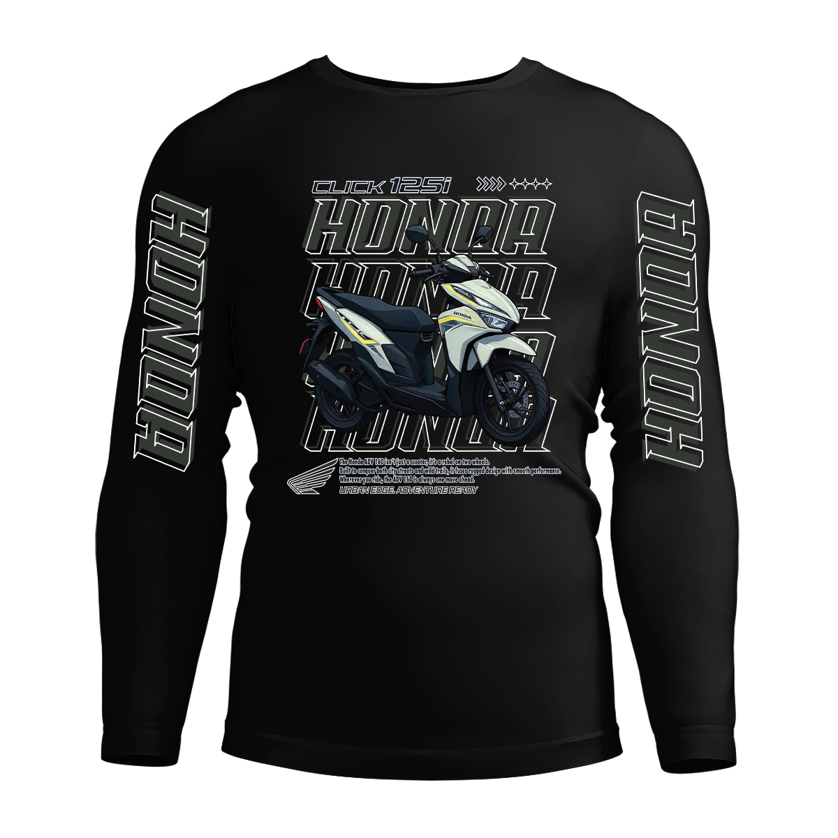 Long Sleeve Drifit Shirt: Click 125i