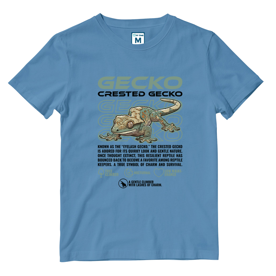 Cotton Shirt: Crested Gecko