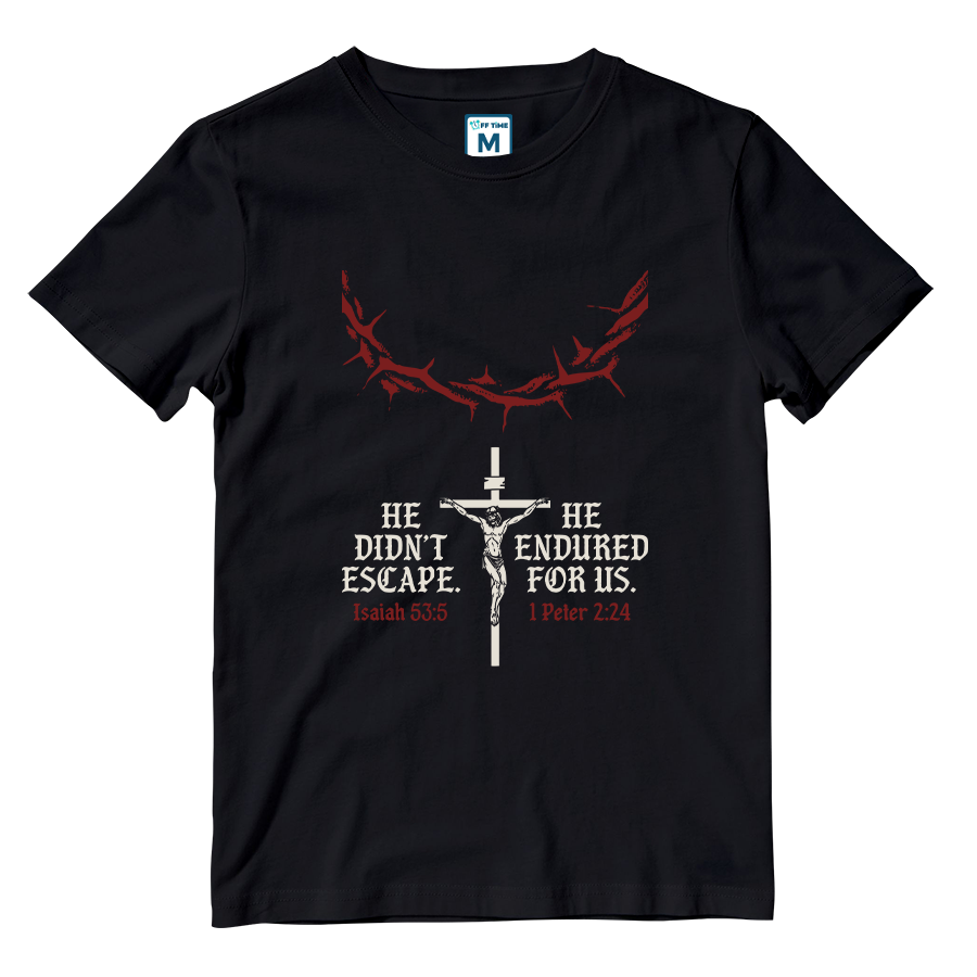 Cotton Shirt: Cross and Thorns