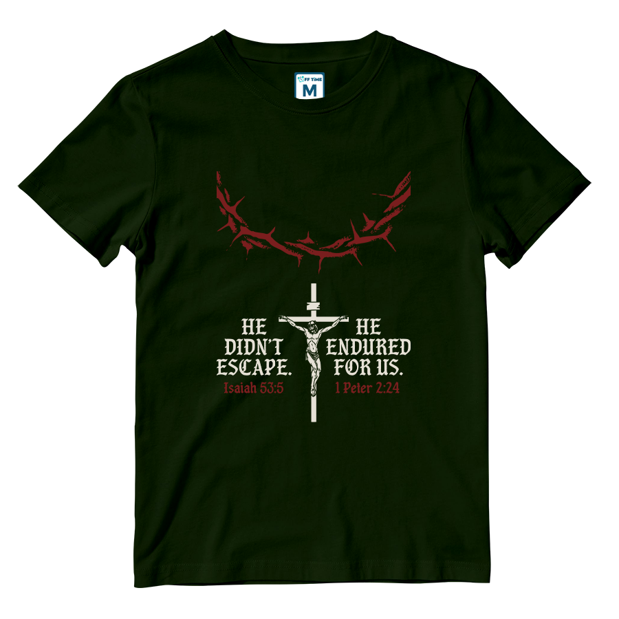 Cotton Shirt: Cross and Thorns