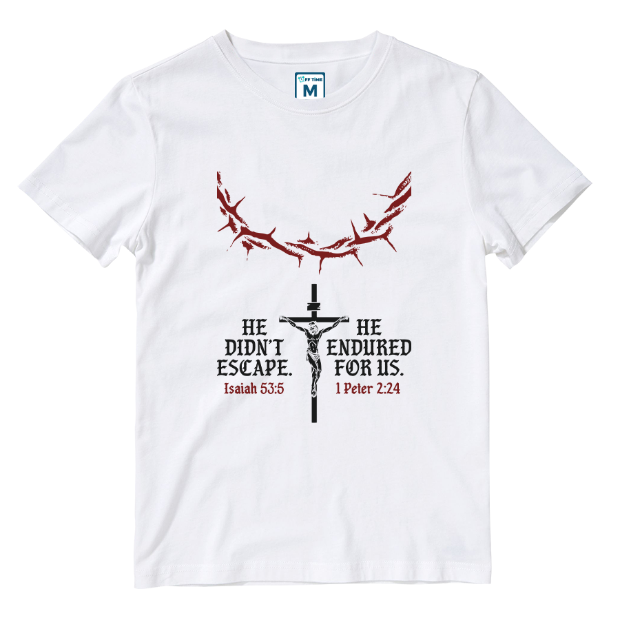 Cotton Shirt: Cross and Thorns