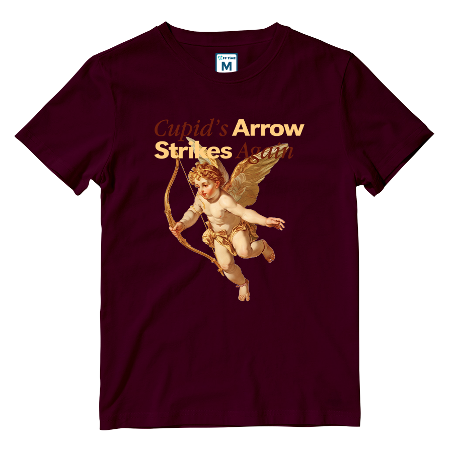 Cotton Shirt: Cupid's Arrow Strikes Again