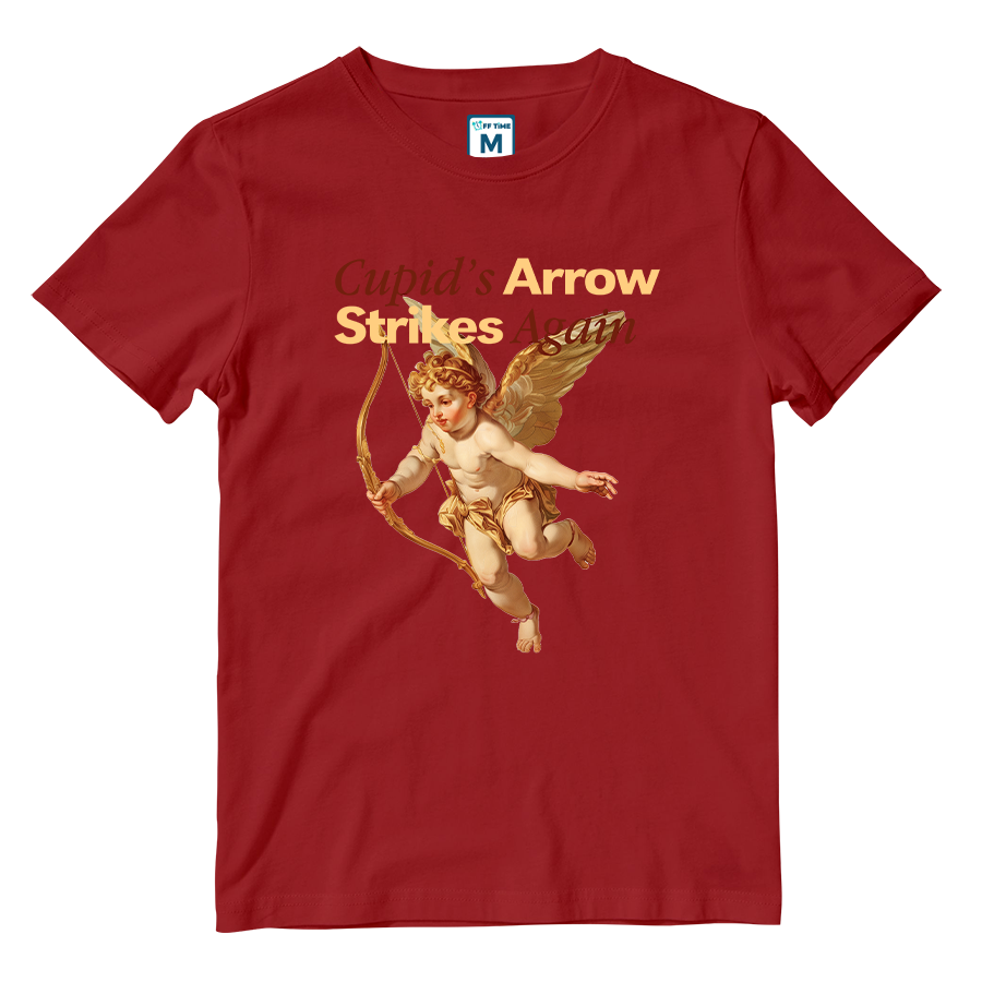 Cotton Shirt: Cupid's Arrow Strikes Again