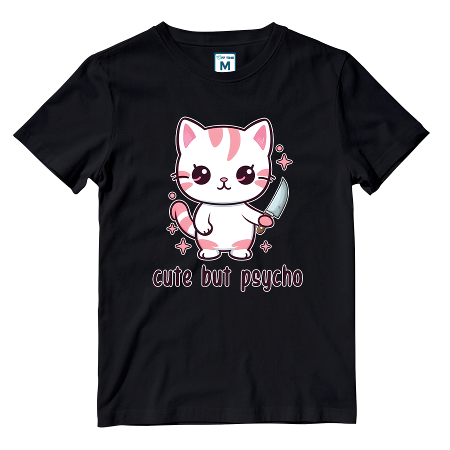 Cotton Shirt: Cute Psycho