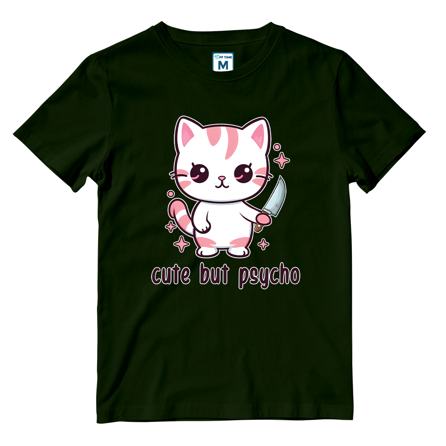 Cotton Shirt: Cute Psycho