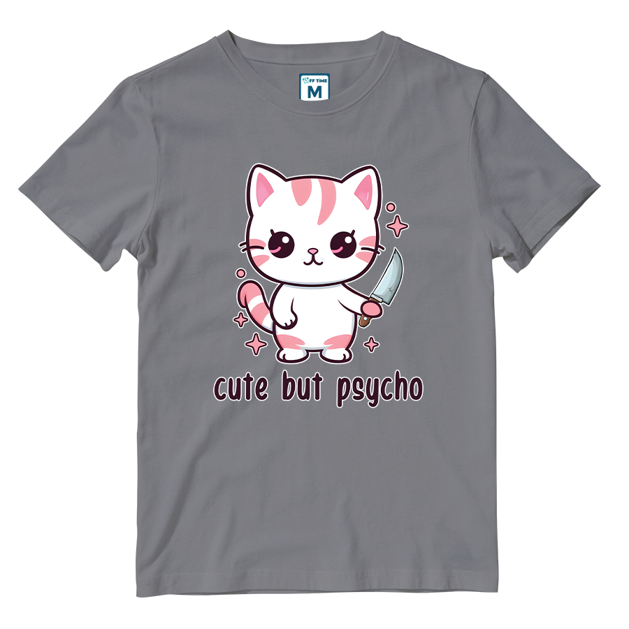 Cotton Shirt: Cute Psycho