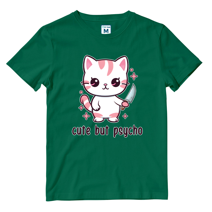 Cotton Shirt: Cute Psycho