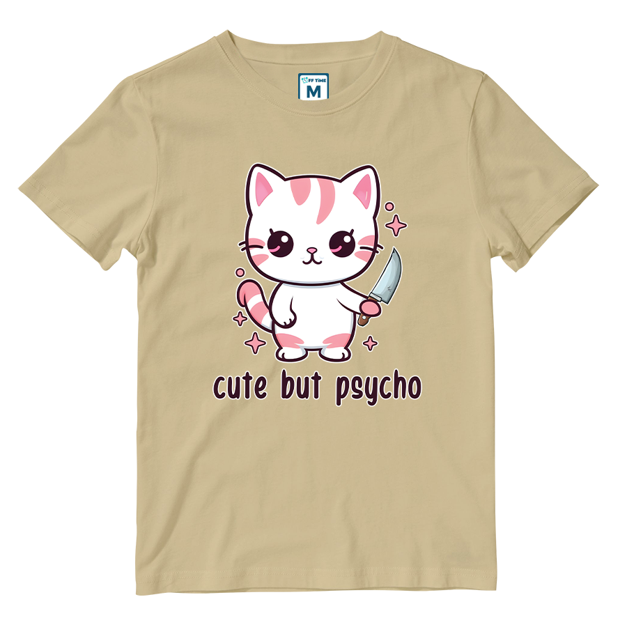 Cotton Shirt: Cute Psycho