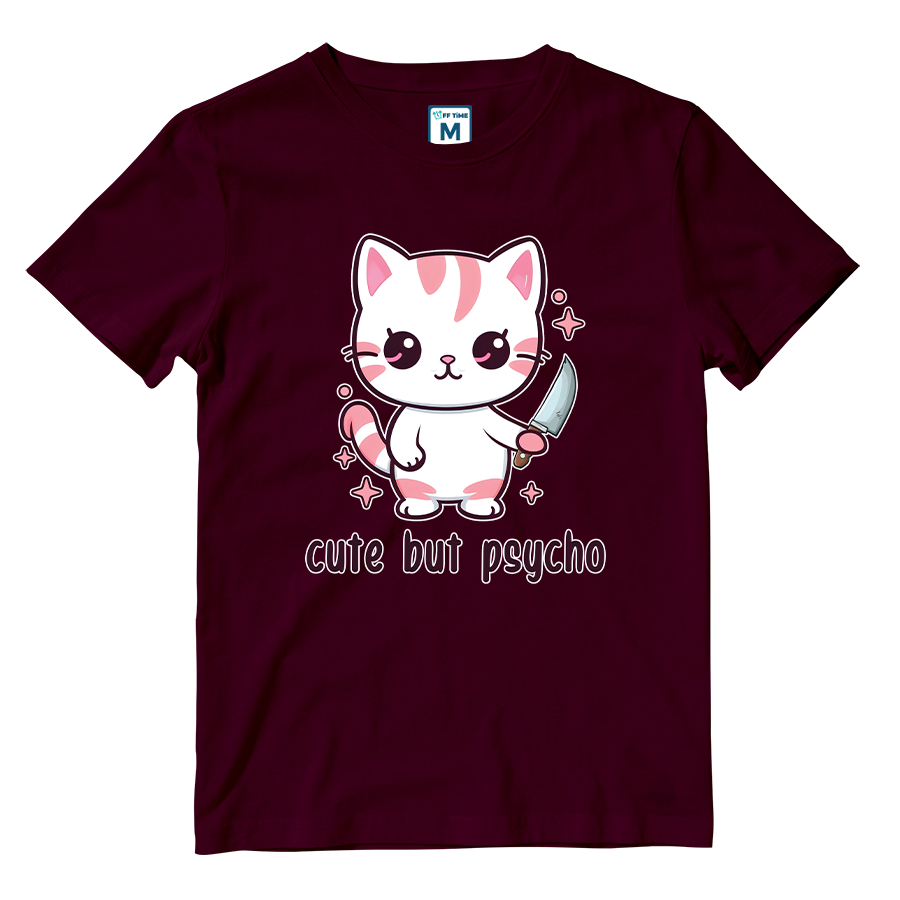 Cotton Shirt: Cute Psycho