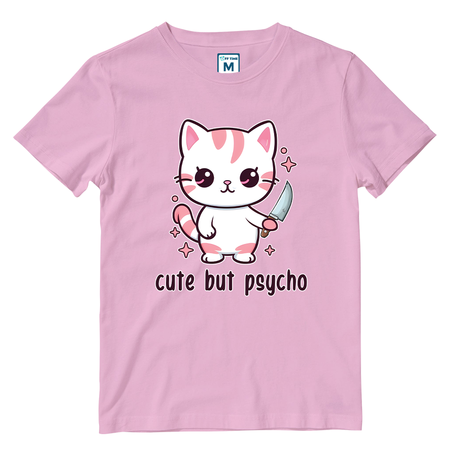Cotton Shirt: Cute Psycho