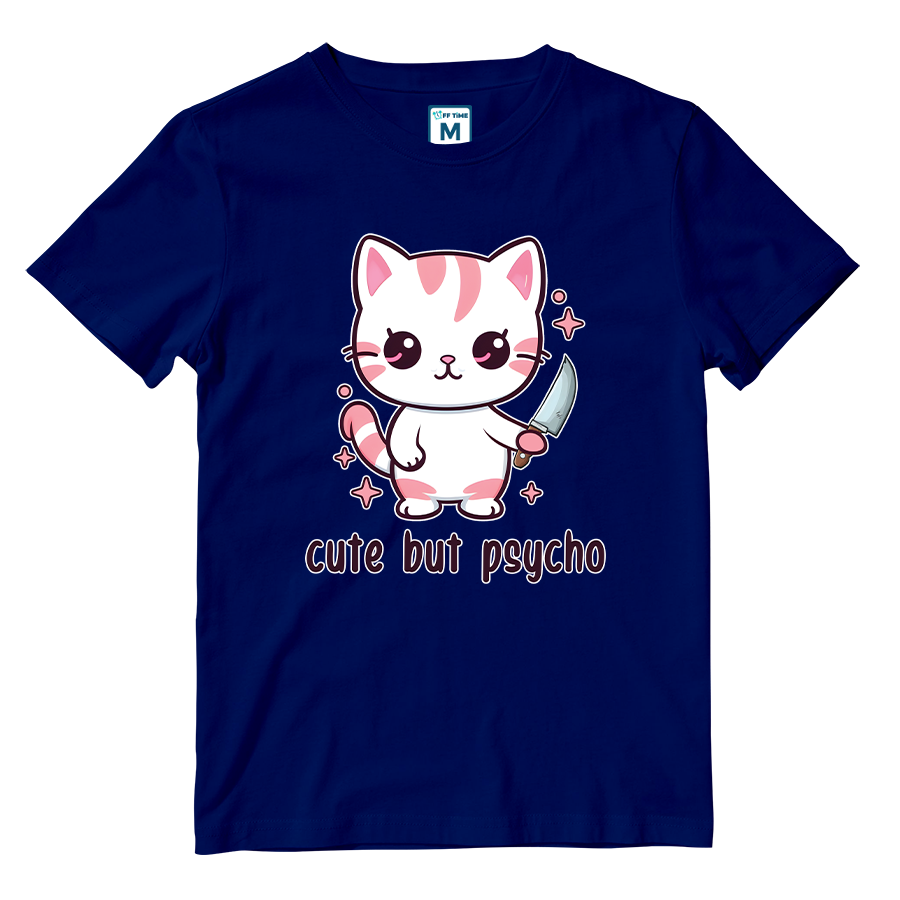Cotton Shirt: Cute Psycho