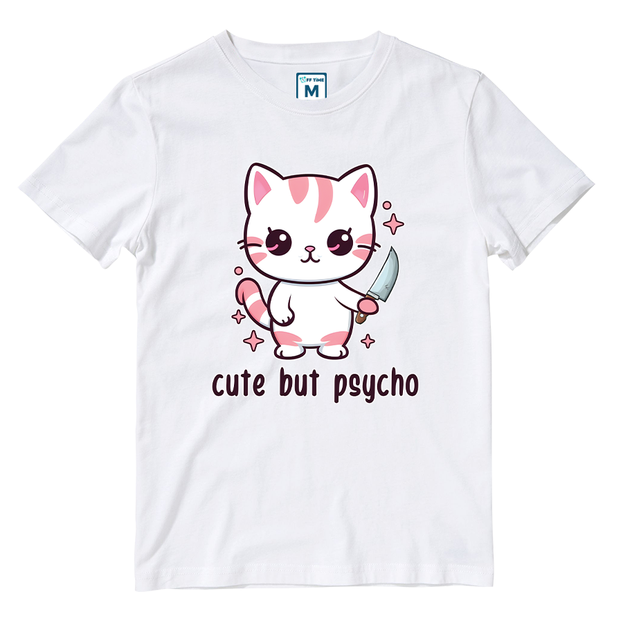 Cotton Shirt: Cute Psycho