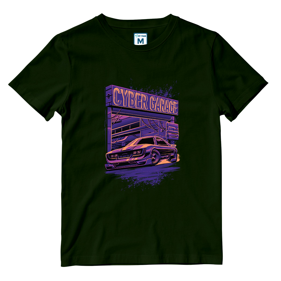 Cotton Shirt: Cyber Garage