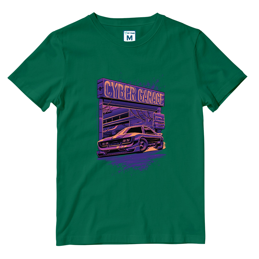 Cotton Shirt: Cyber Garage