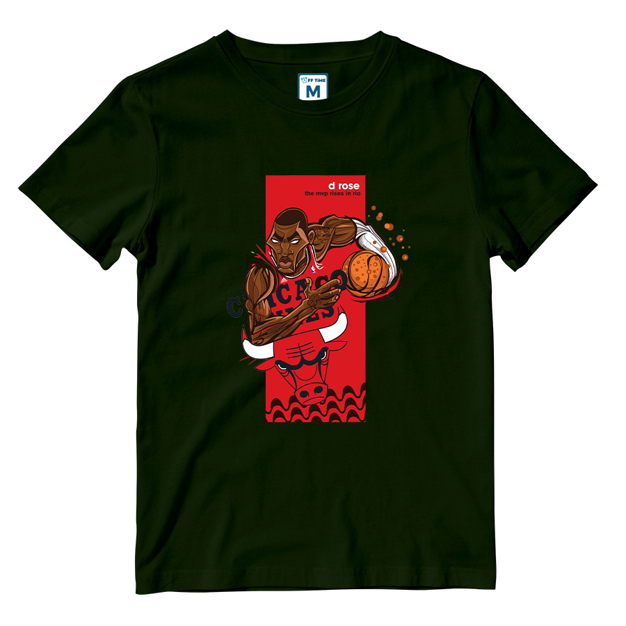 Cotton Shirt: DRose Bulls NBA