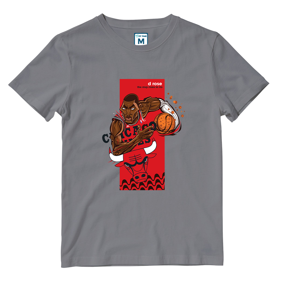 Cotton Shirt: DRose Bulls NBA