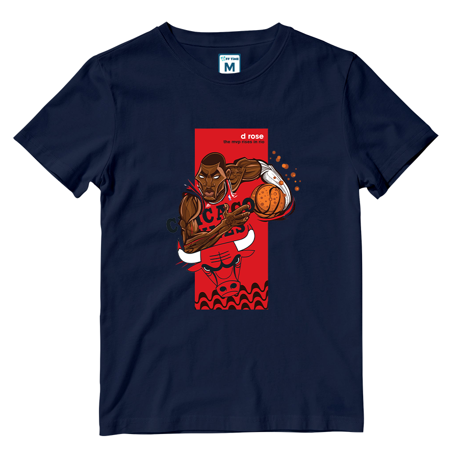 Cotton Shirt: DRose Bulls NBA