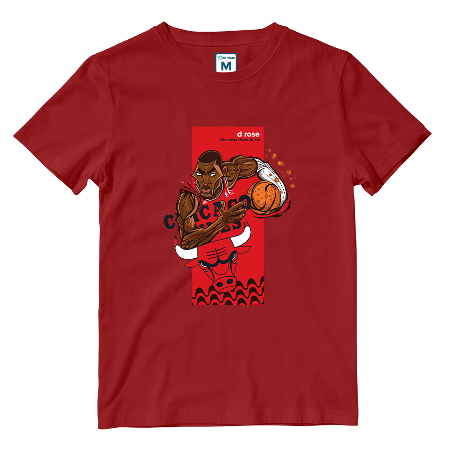 Cotton Shirt: DRose Bulls NBA