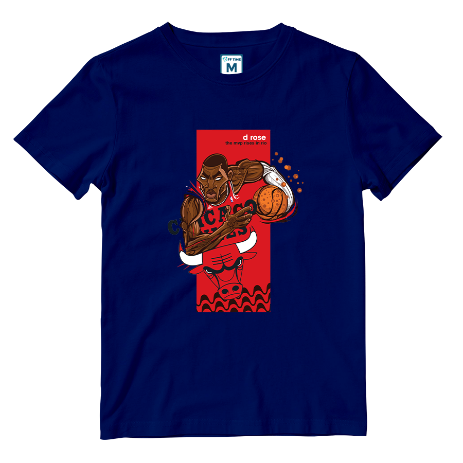 Cotton Shirt: DRose Bulls NBA