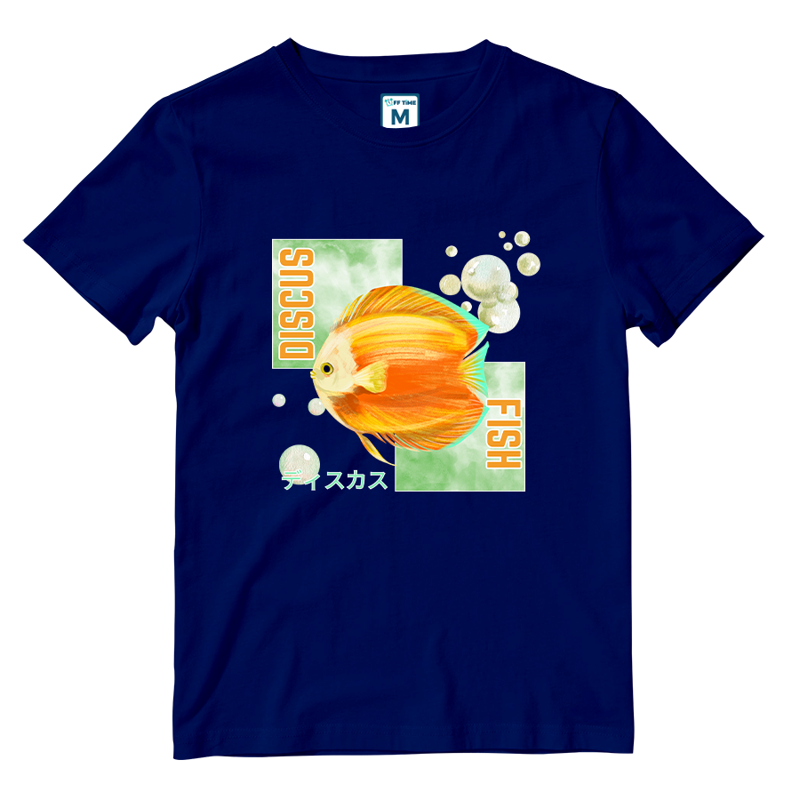 Cotton Shirt: DISCUS FISH