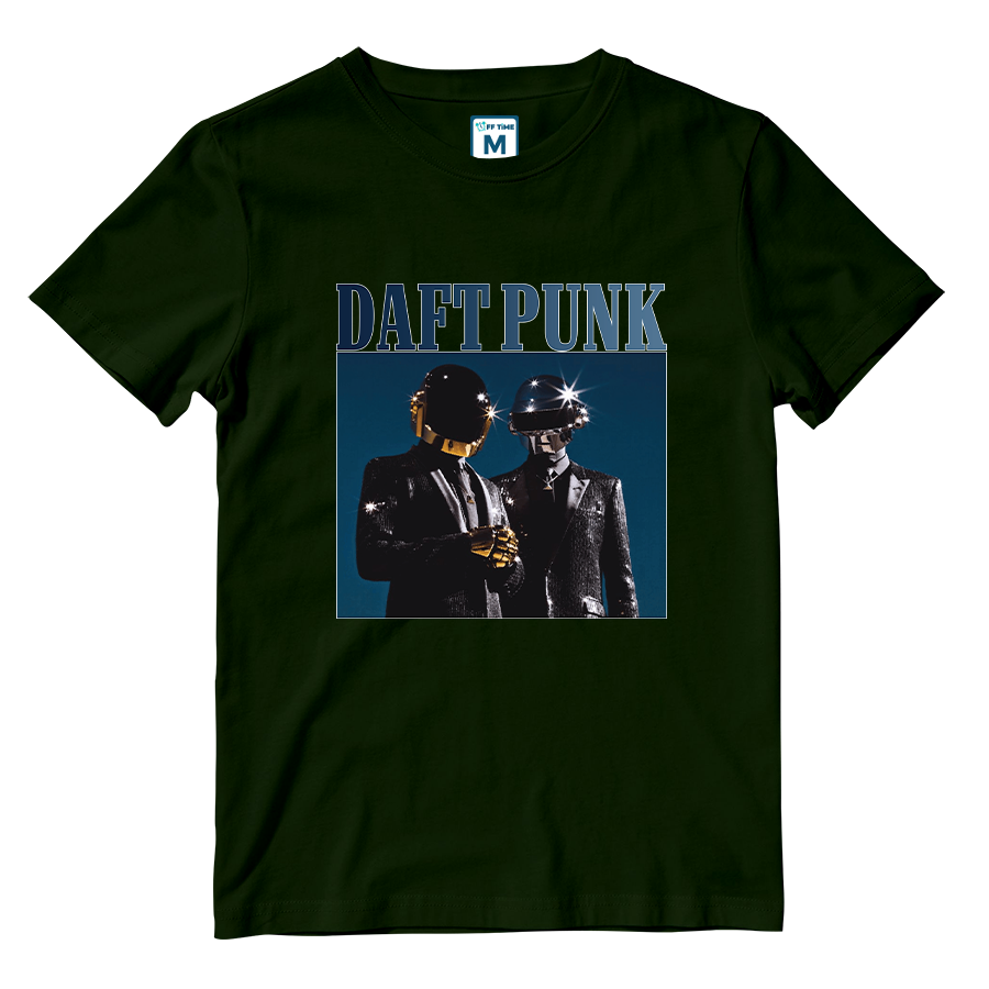 Cotton Shirt: Daft Punk Retro