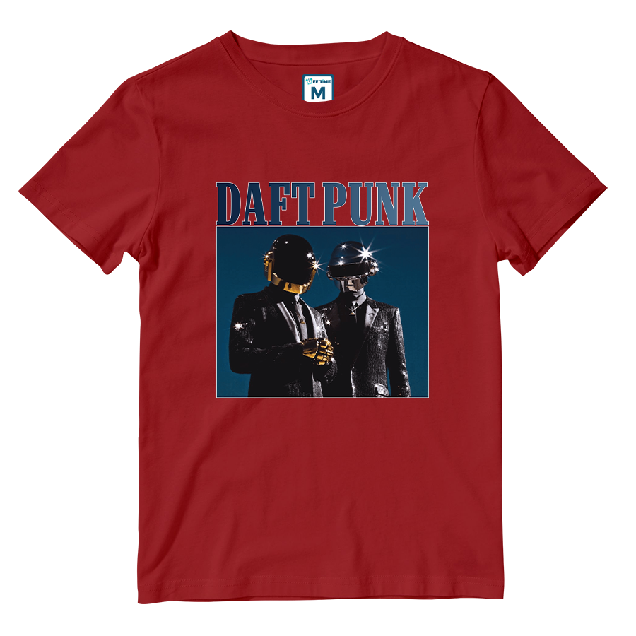 Cotton Shirt: Daft Punk Retro