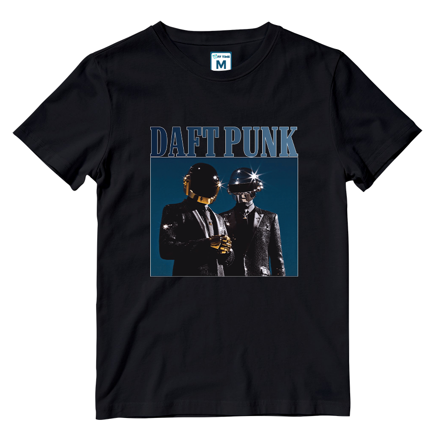 Cotton Shirt: Daft Punk Retro