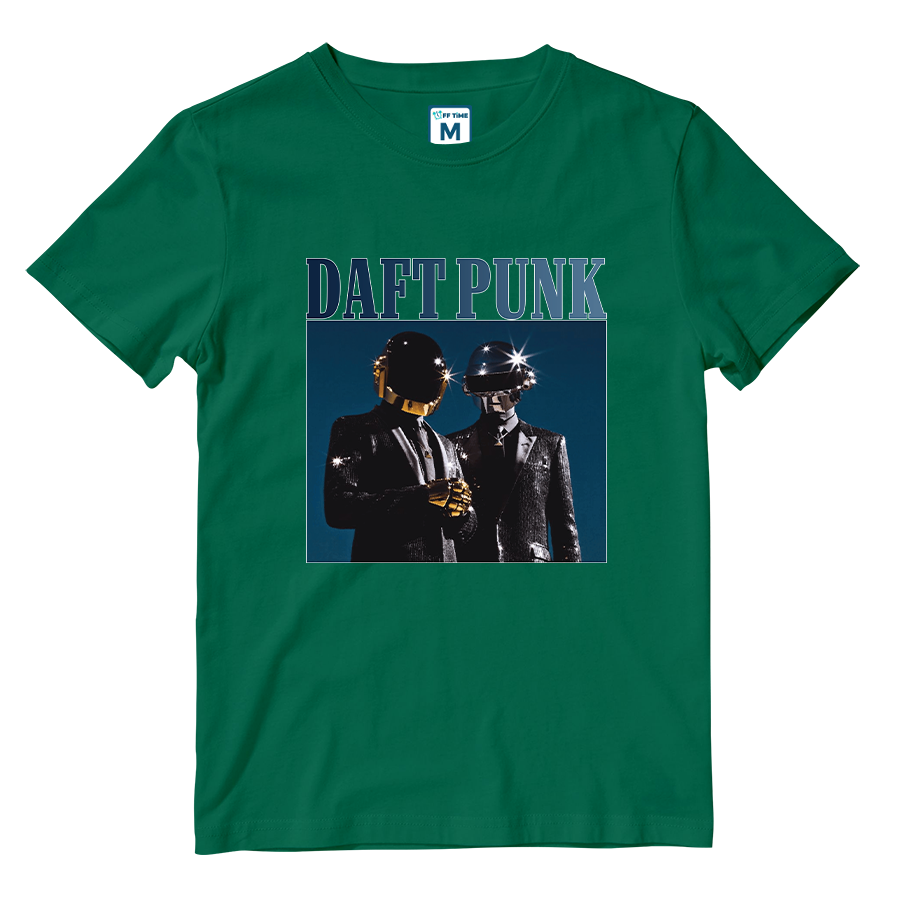 Cotton Shirt: Daft Punk Retro